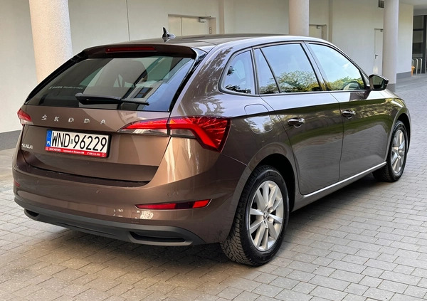 Skoda Scala cena 79800 przebieg: 87553, rok produkcji 2021 z Krapkowice małe 232